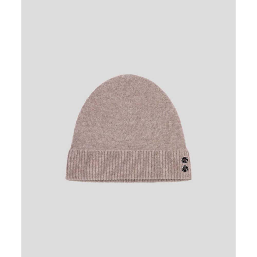 NEW RON DORFF men's cashmere beanie in heather beige